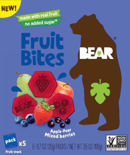 BEAR® Apple Pear Mixed Berries Fruit Bites