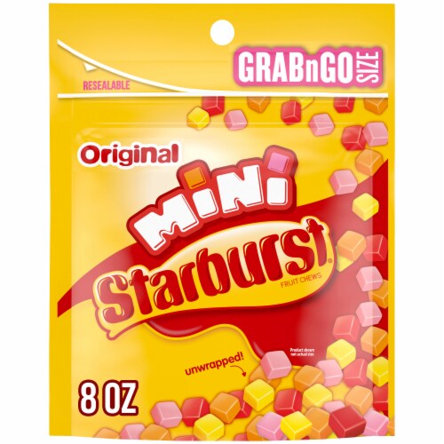 Starburst Mini Original Fruit Chews Candy Grab-N-Go Bag