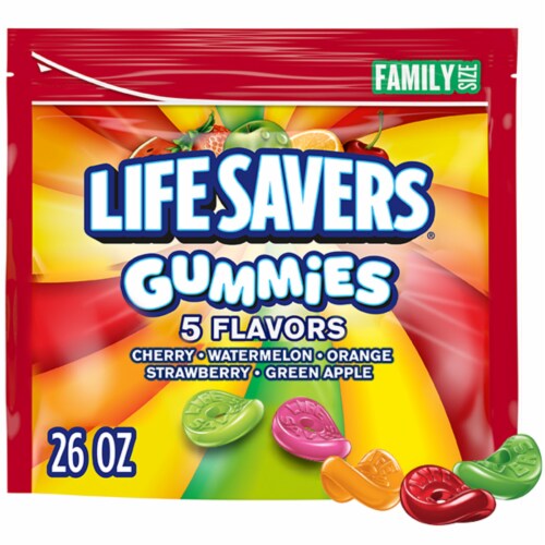 Life Savers Gummies 5 Flavors Candy Family Size Bag