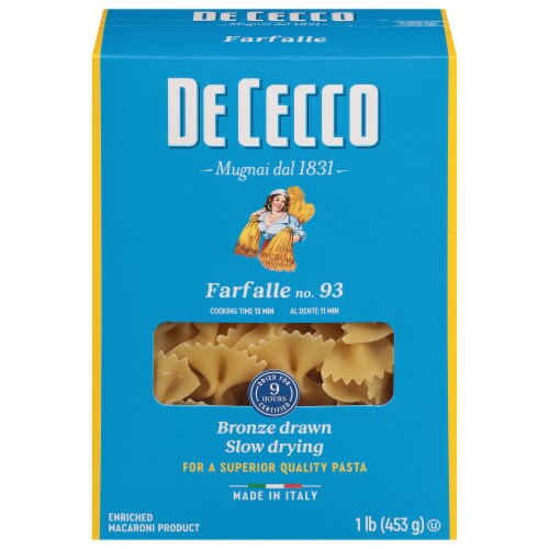 De Cecco Farfalle Bow Tie Pasta