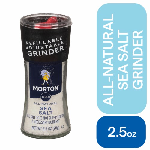 Morton® Sea Salt Refillable Grinder