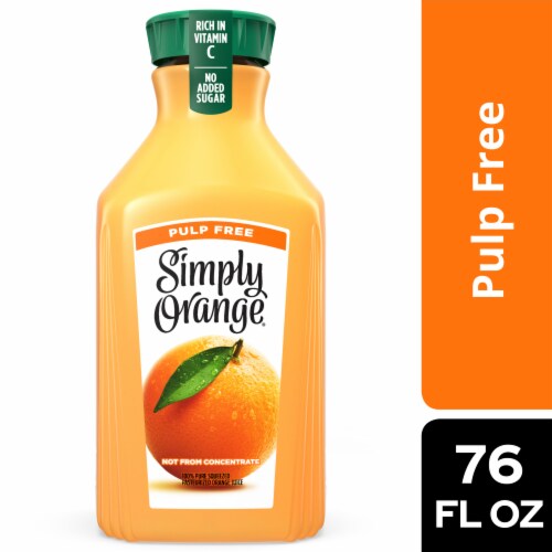 Simply® Pulp Free Orange Juice Bottle