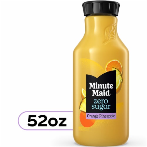 Minute Maid Zero Sugar Orange Pineapple (NC) Bottle, 52 fl oz