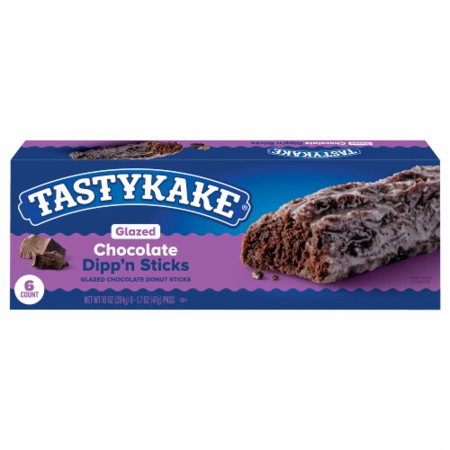 Tastykake Glazed Chocolate Dipp’n Sticks Glazed Chocolate Donut Sticks