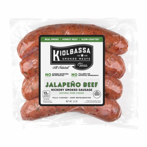 Kiolbassa Jalapeño Beef Hickory Smoked Sausage