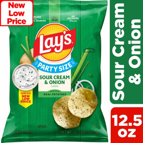 Lay’s® Sour Cream & Onion Potato Chips Party Size