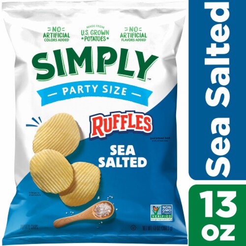 Simply® Ruffles Sea Salted Potato Chips