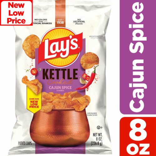 Lay’s® Kettle Cooked Potato Chips Cajun Spice