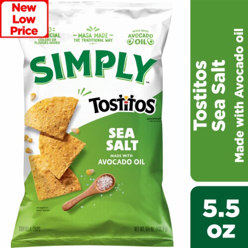 Simply Tostitos Avocado Oil Sea Salt Tortilla Chips