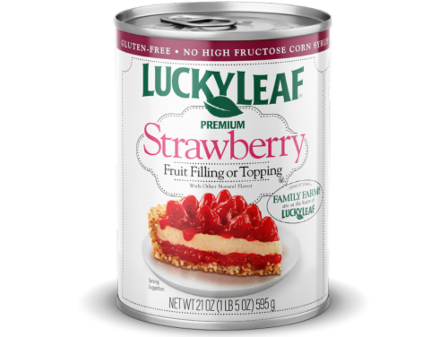 Lucky Leaf® Premium Stawberry Filling and Topping Can