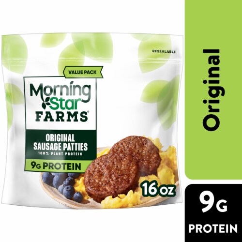 MorningStar Farms® Veggie Breakfast Original Value Pack Plant Based Sausage Patties