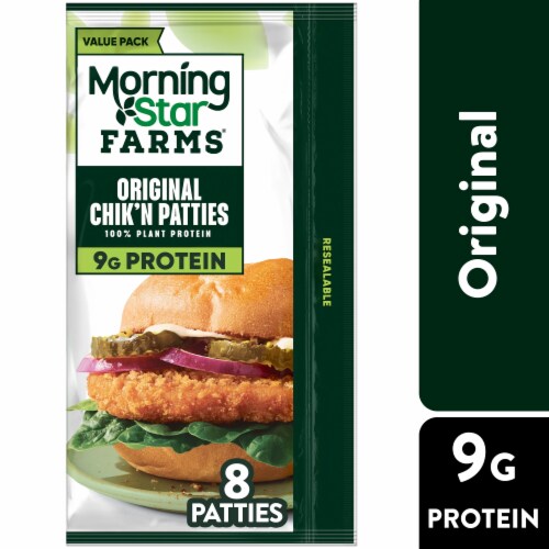 MorningStar Farms® Original Value Pack Plant Based Chik’n Patties