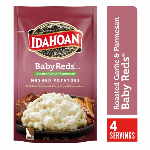 Idahoan Baby Reds with Roasted Garlic & Parmesan Mashed Potatoes