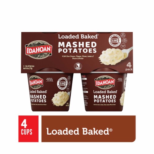 Idahoan Loaded Baked Mashed Potatoes Cups