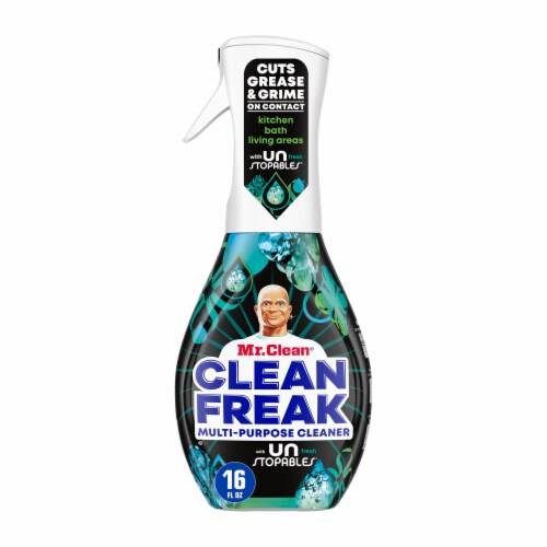 Mr. Clean Clean Freak All Purpose Cleaner Spray Multi-Surface Cleaning Unstopables Scent