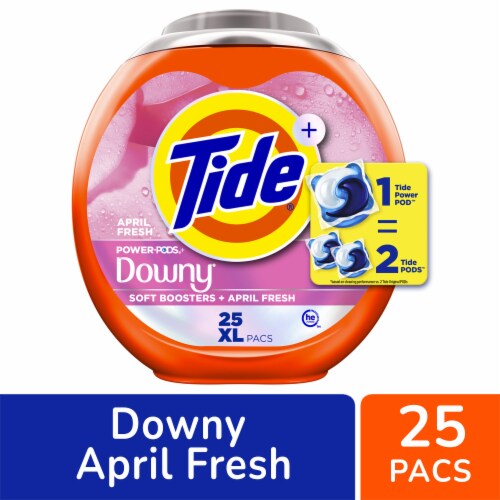 Tide Power Pods With Downy April Fresh Laundry Detergent Pods