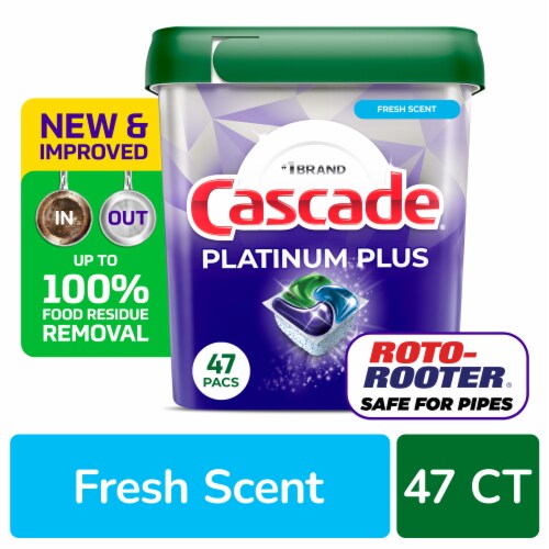 Cascade Platinum Plus Dishwasher Pods Dishwasher Detergent Dish Detergent Soap Fresh