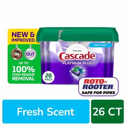 Cascade Platinum Plus Dishwasher Pods Dishwasher Detergent Dish Detergent Soap Fresh