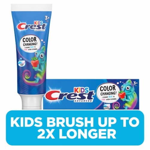 Crest Advanced Kid’s Fluoride Toothpaste, Strawberry Flavor
