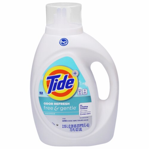 Tide® Free & Gentle™ Odor Refresh Unscented Liquid Laundry Detergent