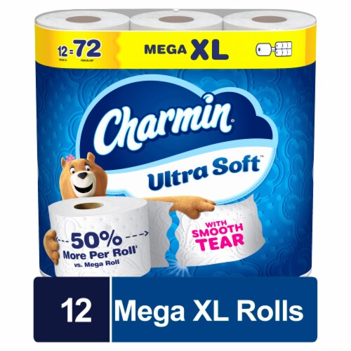 Charmin Ultra Soft Toilet Paper 12 Mega XL Rolls