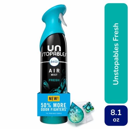 Febreze Air Mist Air Freshener Odor Fighting Room Spray Unstopables Fresh Scent