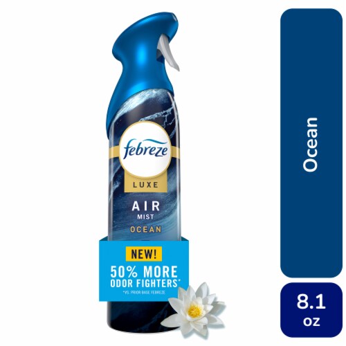 Febreze Air Mist, Luxe Air Freshener Spray Odor Fighting Room Spray Ocean Scent
