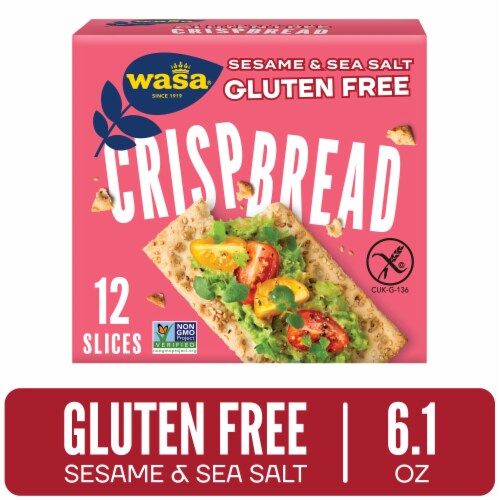 Wasa Crispbread Sesame and Sea Salt Gluten Free Crackers