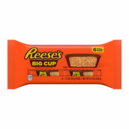 REESE’S Big Cup Milk Chocolate Peanut Butter Cups Candy Packs