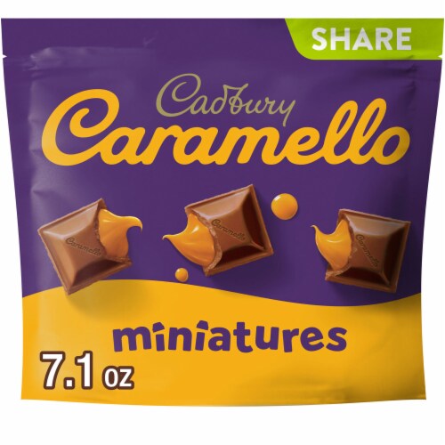 CADBURY CARAMELLO Miniatures Milk Chocolate Caramel Candy Share Pack