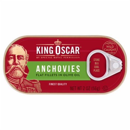 King Oscar® Flat Anchovies in Olive Oil