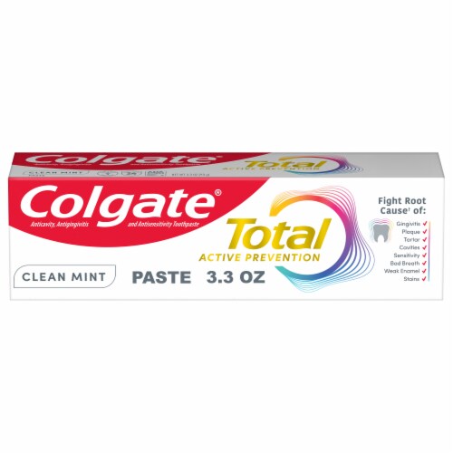 Colgate Total Active Prevention Travel Size Clean Mint Toothpaste