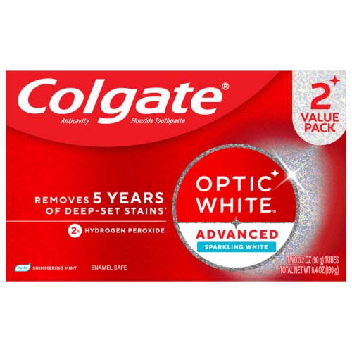 Colgate® Optic White® Advanced Sparkling White Teeth Whitening Toothpaste