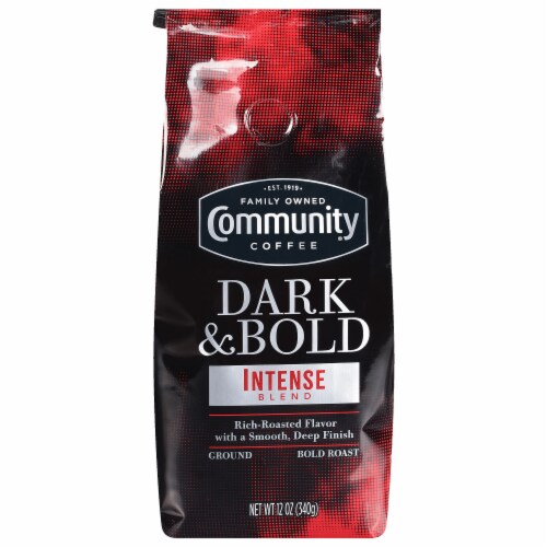 Community Coffee® Dark & Bold Intense Blend Dark Roast Ground Coffee Bag