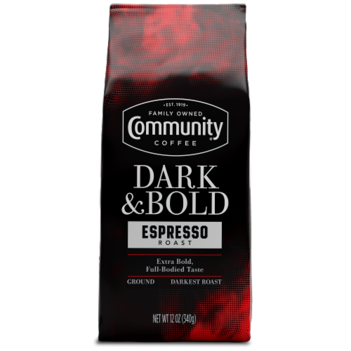 Community Coffee® Dark & Bold Espresso Roast Ground Coffee Bag