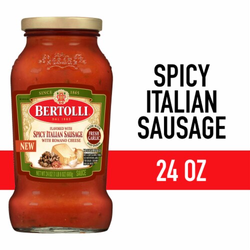 Bertolli® Spicy Italian Sausage Sauce With Romano Cheese