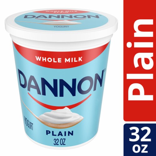 Dannon Plain Whole Milk Yogurt Tub