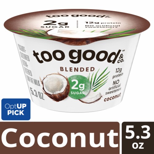 Too Good & Co. Blended Coconut Yogurt-Cultured Ultra-Filtered Low Fat Milk Product Cup