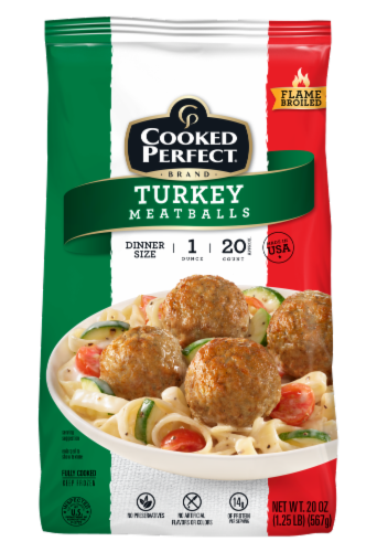 Cooked Perfect® Turkey Meatball