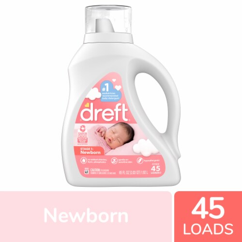 Dreft Newborn Baby Lightly Scented Liquid Laundry Detergent