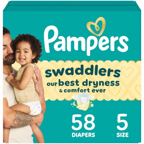 Pampers Swaddlers Baby Diapers Size 5 (27+ lbs)