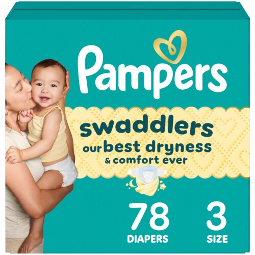 Pampers Swaddlers Baby Diapers Size 3 (16-28 lbs)