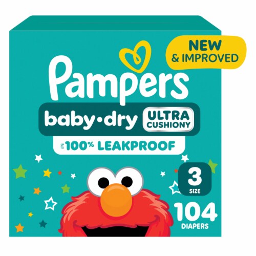 Pampers Baby Dry Baby Diapers Size 3 (16-28 lbs)