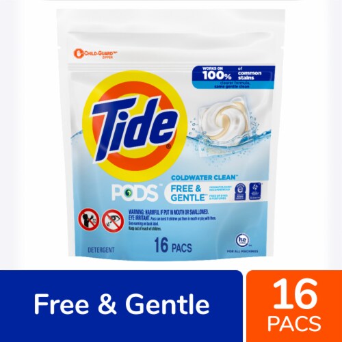 Tide Pods Free & Gentle Unscented Laundry Detergent Pods