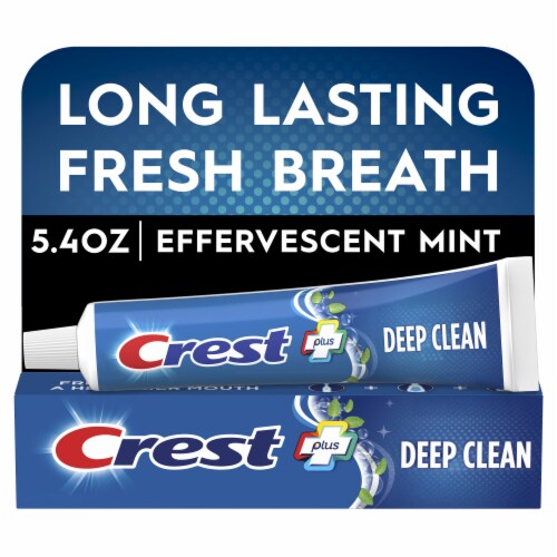 Crest Effervescent Mint Complete Plus Deep Clean Complete Whitening Toothpaste