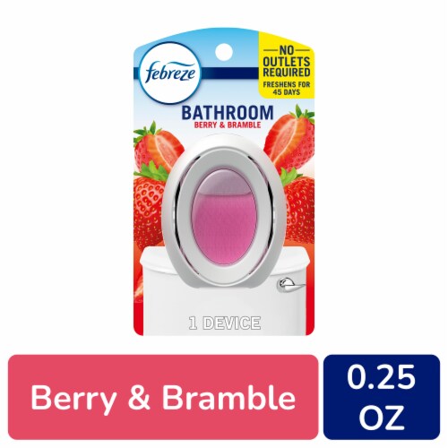Febreze Bathroom Air Freshener, Odor-Fighting, Berry & Bramble Scent, 1 Count