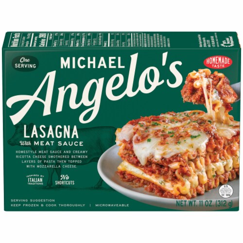 Michael Angelo’s Lasagna with Meat Sauce Frozen Meal