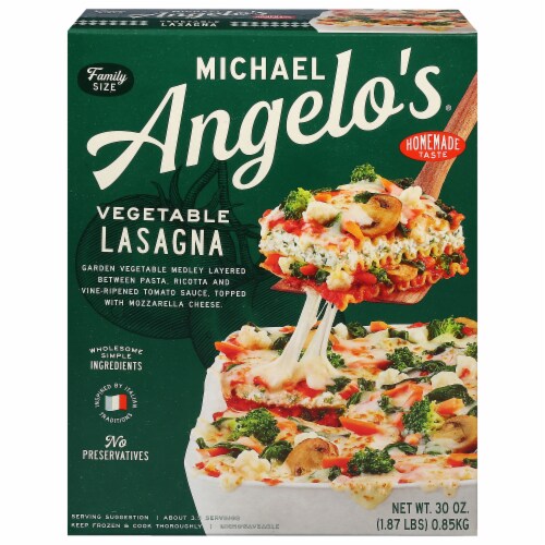 Michael Angelo’s® Vegetable Lasagna Family Size Frozen Meal