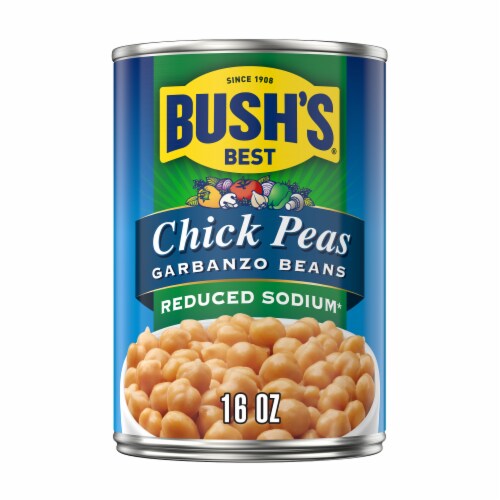 Bush’s Reduced Sodium Chick Peas 16 oz