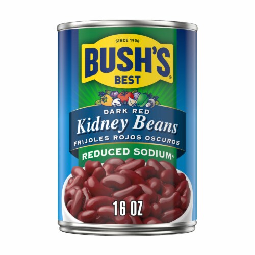 Bush’s Reduced Sodium Dark Red Kidney Beans 16 oz